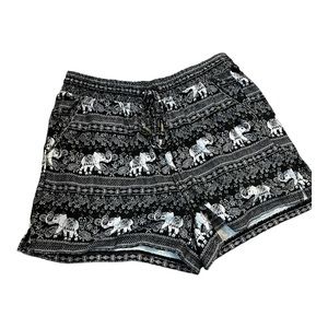 Mudd Boho Elephant Print Shorts